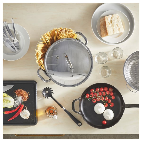 IKEA 365+ Olla con tapa, acero inoxidable, 11 qt