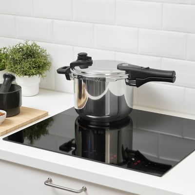 IKEA 365+ Olla de presión, acero inoxidable, 6.3 qt
