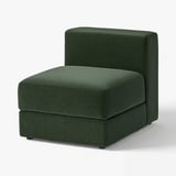 JÄTTEBO Funda módulo 1 plaza+almacenaje, Johanneshov verde oscuro