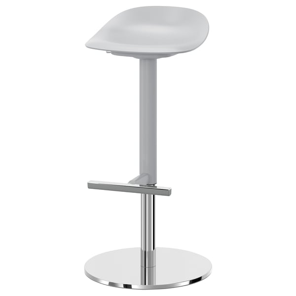 JANINGE Taburete de bar, gris, 29 7/8 "