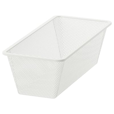 JONAXEL Canasta de malla, blanco, 9 7/8x20 1/8x5 7/8 "