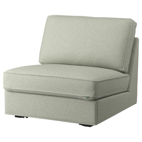 KIVIK Funda de sofá cama 1 plaza, Gunnared verde claro