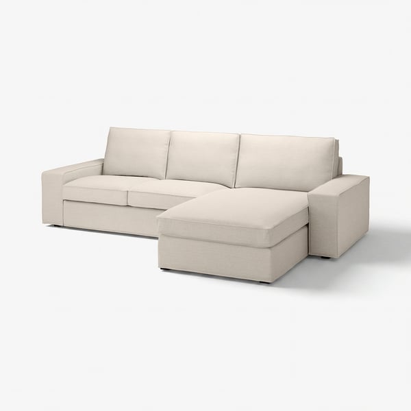 KIVIK Módulo seccional, 4 plazas, Gunnared beige