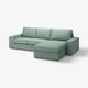 KIVIK Módulo seccional, 4 plazas, Tallmyra verde claro