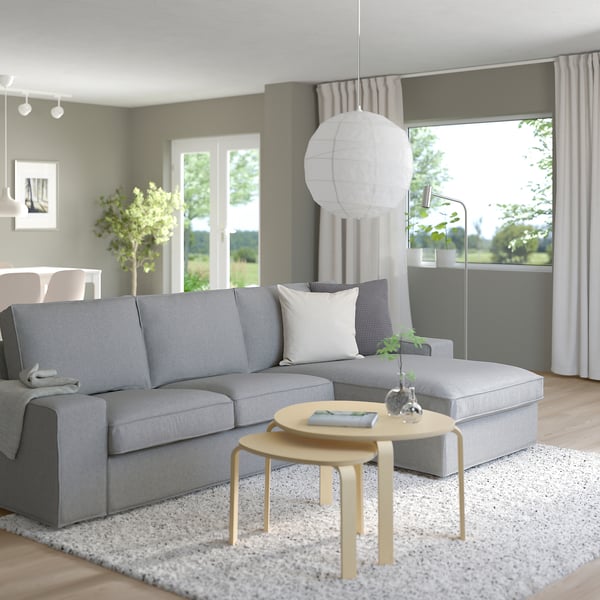 KIVIK Módulo seccional, 4 plazas, Tibbleby beige/gris