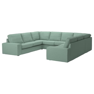 KIVIK Módulo seccional, 6 plazas, Tallmyra verde claro