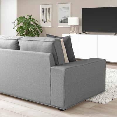 KIVIK Módulo seccional, 6 plazas, Tibbleby beige/gris