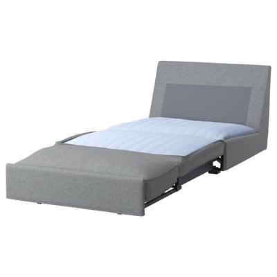 KIVIK Sofá cama de 1 plaza, Tibbleby beige/gris