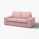 KIVIK Sofá de 2 plazas, Gunnared marrón rosado claro