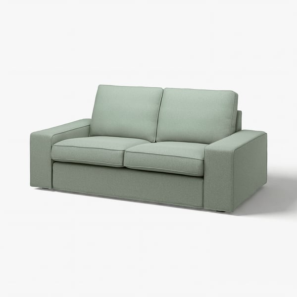 KIVIK Sofá de 2 plazas, Gunnared verde claro