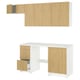 KNOXHULT Cocina, efecto de roble, 93x24x88 "