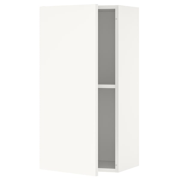 KNOXHULT Gabinete de pared+puerta, blanco, 15x12x30 "
