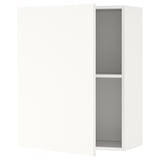 KNOXHULT Gabinete de pared+puerta, blanco, 24x12x30 "