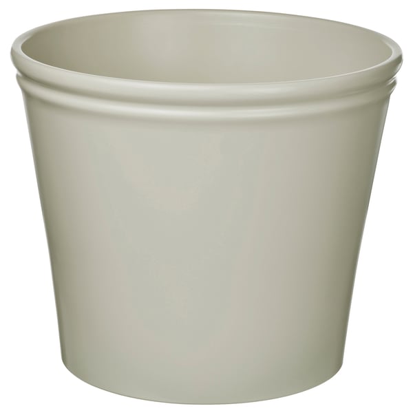KÖRSBÄRSBJÖRK Maceta, gris-beige claro, 12 ½ "