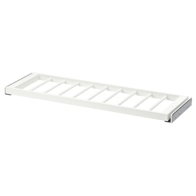 KOMPLEMENT Gancho pantalón extraíble, blanco, 39 3/8x13 3/4 "