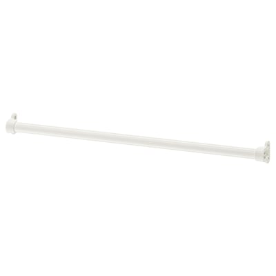 KOMPLEMENT Riel para ropa, blanco, 29 1/2 "