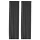 KORGMOTT Cortinas opacas, 1 par, gris oscuro/+cinta de fruncir, 57x98 "