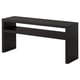 LACK Consola, negro-marrón, 55 1/8x15 3/8 "