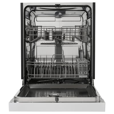 LAGAN Lavaplatos integrado, blanco, 24 "