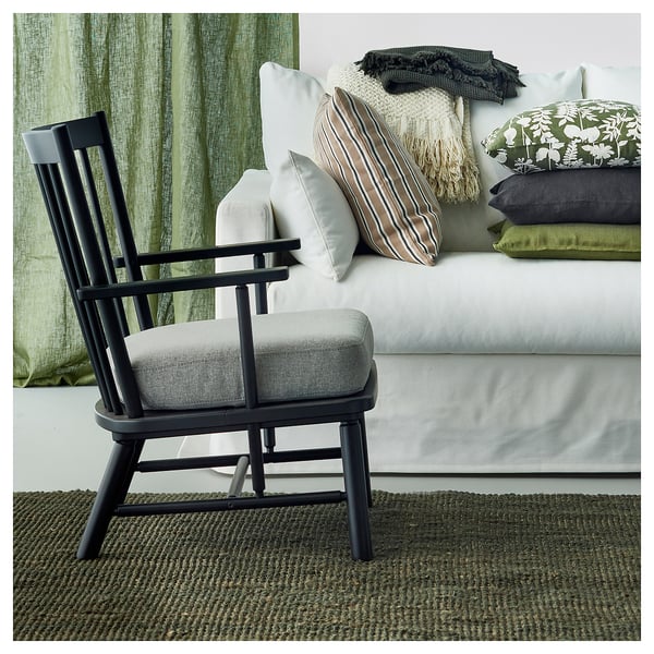 LANDBANA Alfombra, lisa, verde oscuro, 7 ' 10 "x9 ' 10 "