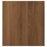 LAPPVIKEN Puerta, marrón/efecto de nogal, 23 5/8x25 1/4 "