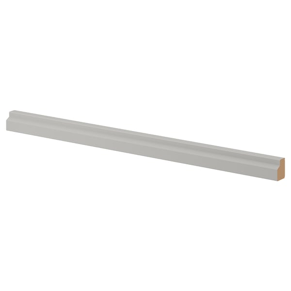 LERHYTTAN Moldura perfilada, gris claro, 87 "