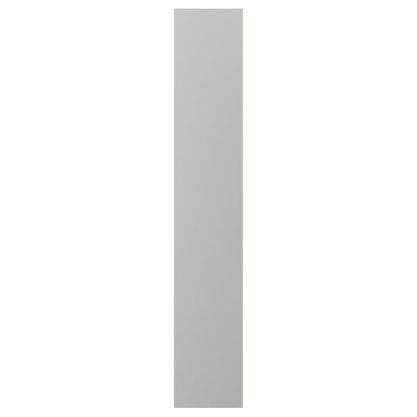LERHYTTAN Panel lateral, gris claro, 15x90 "