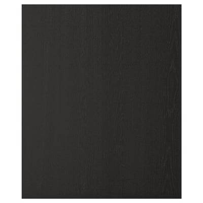LERHYTTAN Panel lateral, teñido en negro, 25x30 "