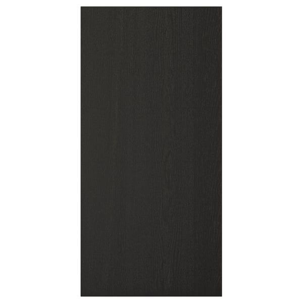 LERHYTTAN Panel lateral, teñido en negro, 15x31 3/4 "