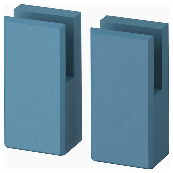 LERHYTTAN Pata plinto decorativo, azul, 4 1/4 "