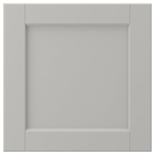 LERHYTTAN Puerta, gris claro, 15x15 "