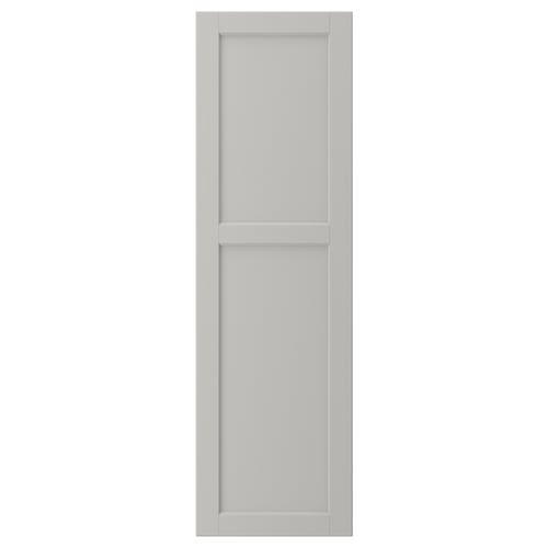 LERHYTTAN Puerta, gris claro, 15x50 "