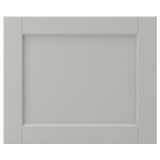 LERHYTTAN Puerta, gris claro, 18x15 "