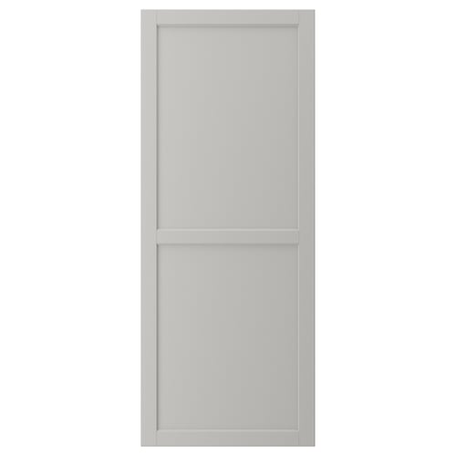 LERHYTTAN Puerta, gris claro, 24x60 "