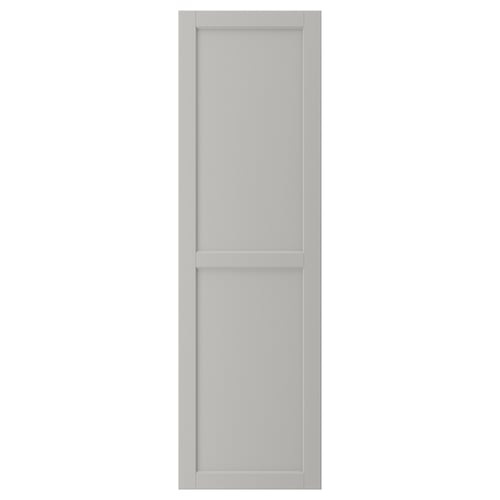 LERHYTTAN Puerta, gris claro, 18x60 "