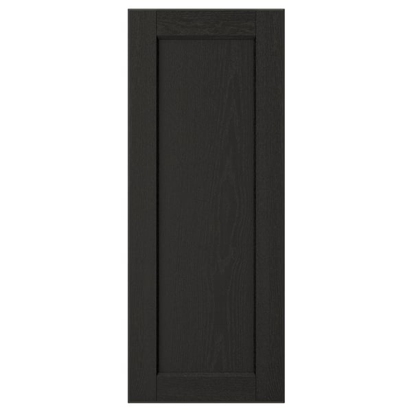 LERHYTTAN Puerta, teñido en negro, 12x30 "