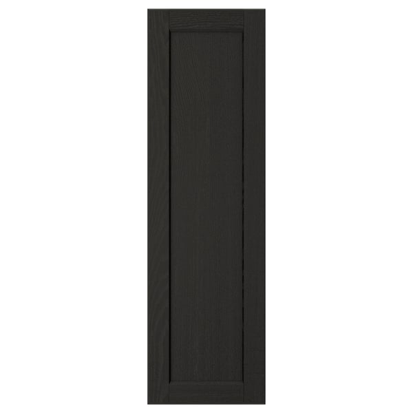 LERHYTTAN Puerta, teñido en negro, 12x40 "