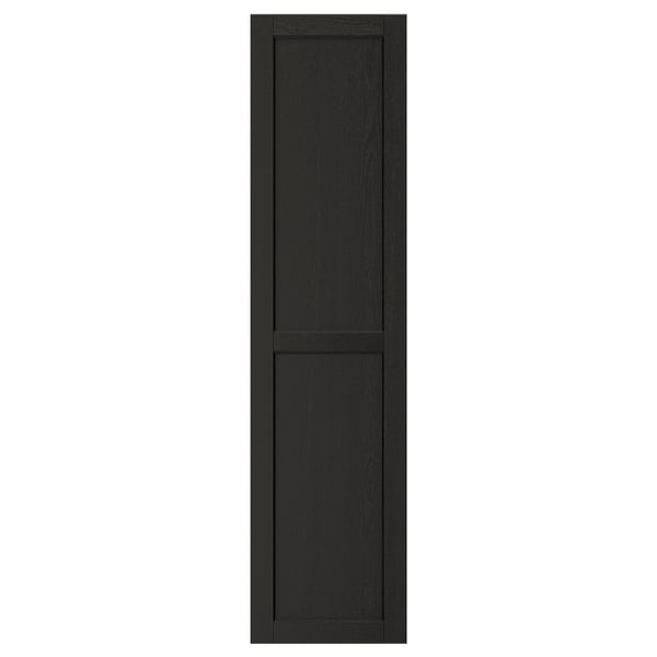 LERHYTTAN Puerta, teñido en negro, 15x60 "