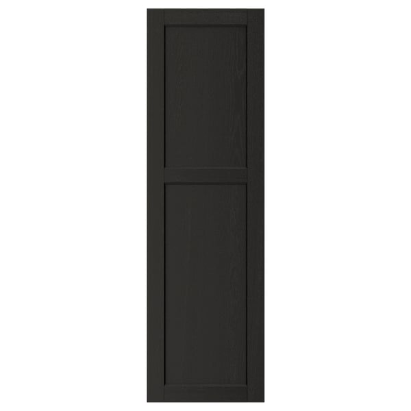 LERHYTTAN Puerta, teñido en negro, 15x50 "