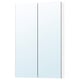 LETTAN Gabinete de espejo+puertas, efecto de espejo/espejo de vidrio, 24x6x37 "