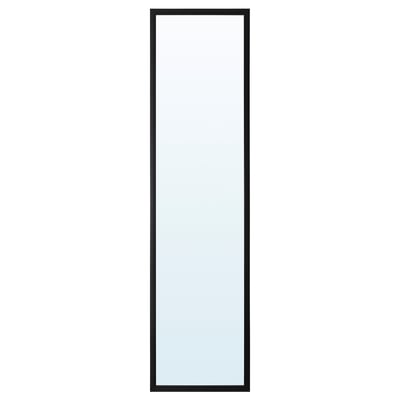 LILJETRÄD Espejo, negro, 11 3/4x45 1/4 "