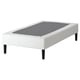 LYNGÖR Base de tablillas+patas, blanco, Tamaño twin