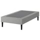 LYNGÖR Base de tablillas+patas, gris oscuro, Tamaño twin