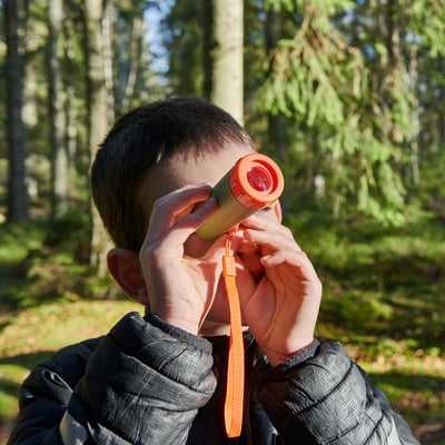MAJBAGGE Monocular, verde/naranja