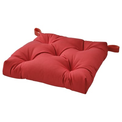 MALINDA Cojín para silla, rojo oscuro, 16/14x15x3 "
