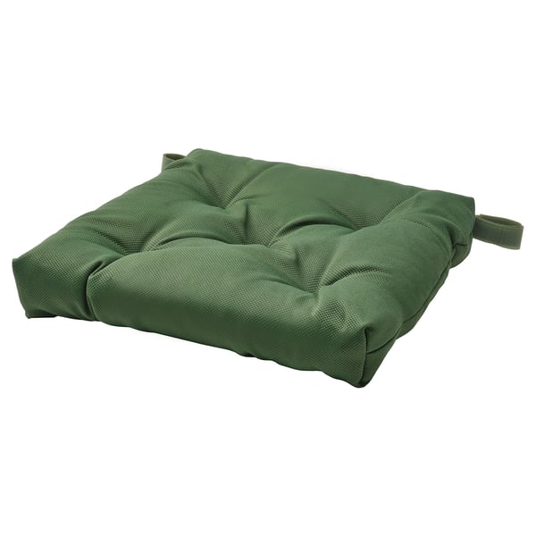MALINDA Cojín para silla, verde, 16/14x15x3 "