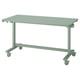 MITTZON Mesa plegable con ruedas, verde, 55 1/8x27 1/2 "