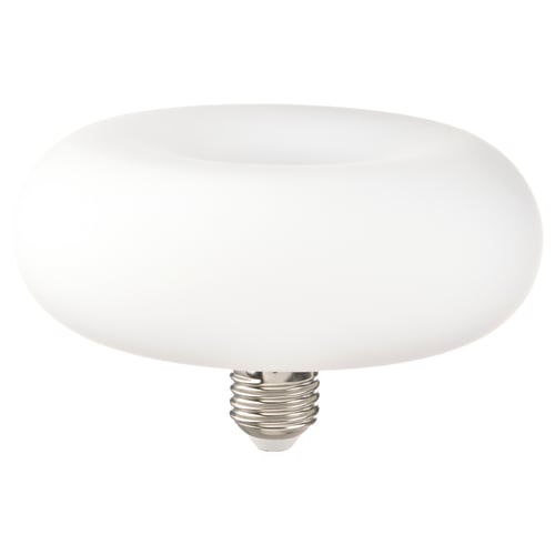 MOLNART Bombilla LED E26 120 lúmenes, forma anular ópalo, 2400 K 6 "