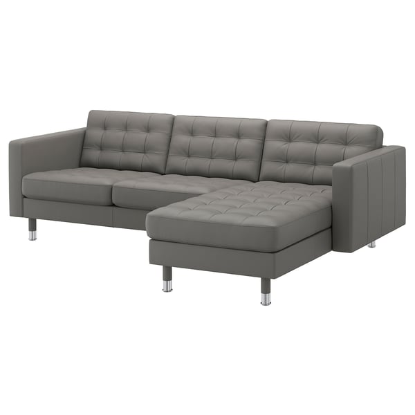 MORABO Módulo seccional, 4 plazas, Grann/Bomstad verde gris/metal