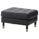 MORABO Reposapiés, Grann/Bomstad negro/madera